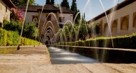 Alhambra Andalusia cortile fontana
