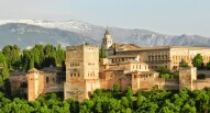 Alhambra Palazzo Moresco Granada panorama