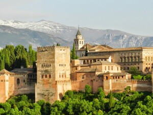 Alhambra Palazzo Moresco Granada panorama