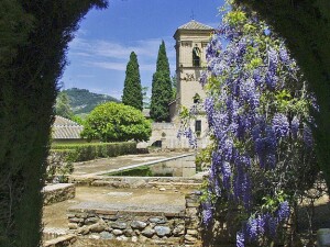 Alhambra palazzo moresco giardino