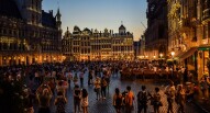 Bruxelles Grand Place Notte