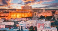 Bucarest Palazzo del Parlamento Vista