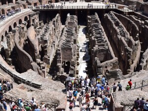 Colosseo visitatori