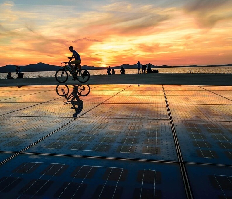 Zara organo marino tramonto croazia