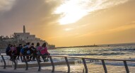 Tel Aviv spiaggia tramonto