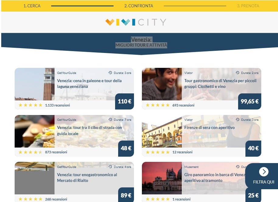 Venezia Tour Gastronomici vivicity